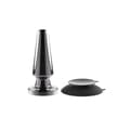 Miniatyrbillede 3 af 6: Anal plug Evolved Sort (8,9 cm) (10,1 cm)