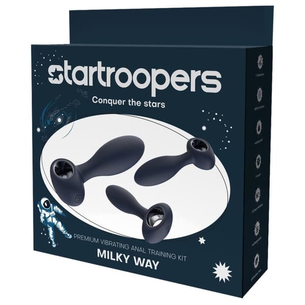 Anal plug Dream Toys STARTROOPERS  Blå 3 Dele