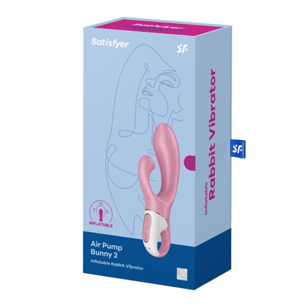 G-Punkt Vibrator Satisfyer Air Pump Bunny 2 Light Pink