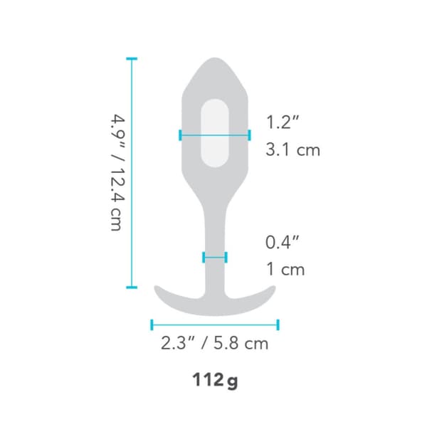 Anal plug B-Vibe Vibrating Lilla