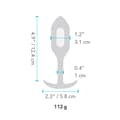 Miniatyrbillede 8 af 10: Anal plug B-Vibe Vibrating Lilla