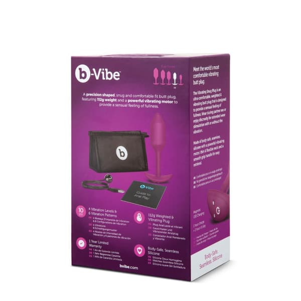 Anal plug B-Vibe Vibrating Lilla