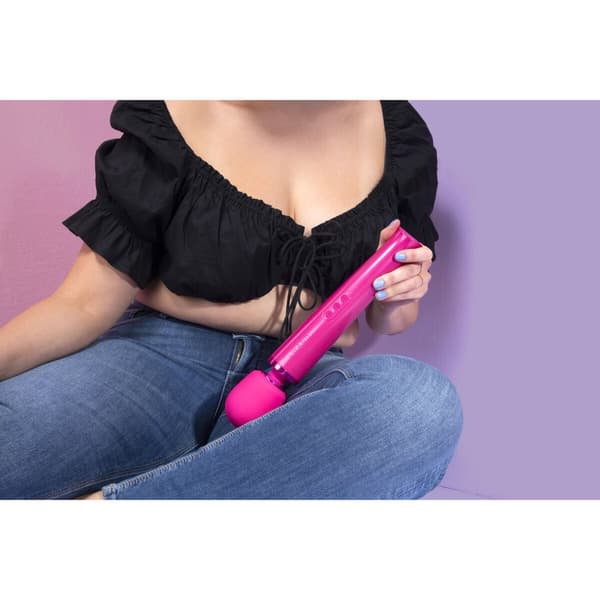 PalmPower-Genopladelig Wand Massør Le Wand Magenta Pink