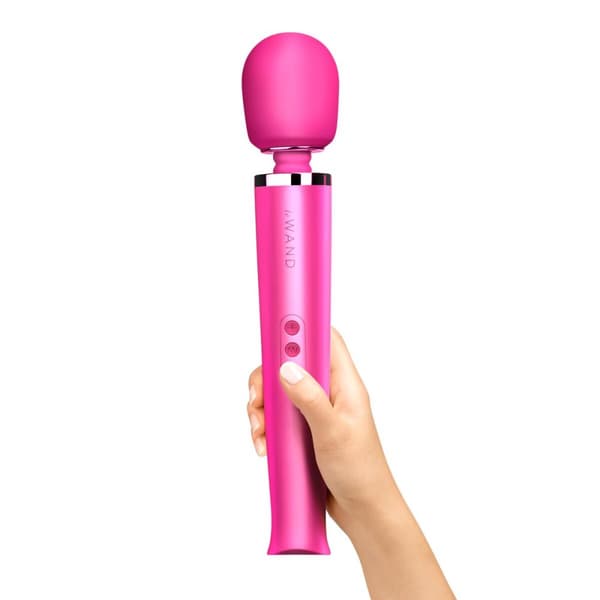 PalmPower-Genopladelig Wand Massør Le Wand Magenta Pink