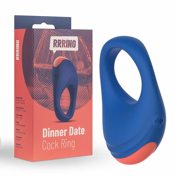 Penisrenkaat FeelzToys RRRING Dinner Date Vibraattori (30 mm)