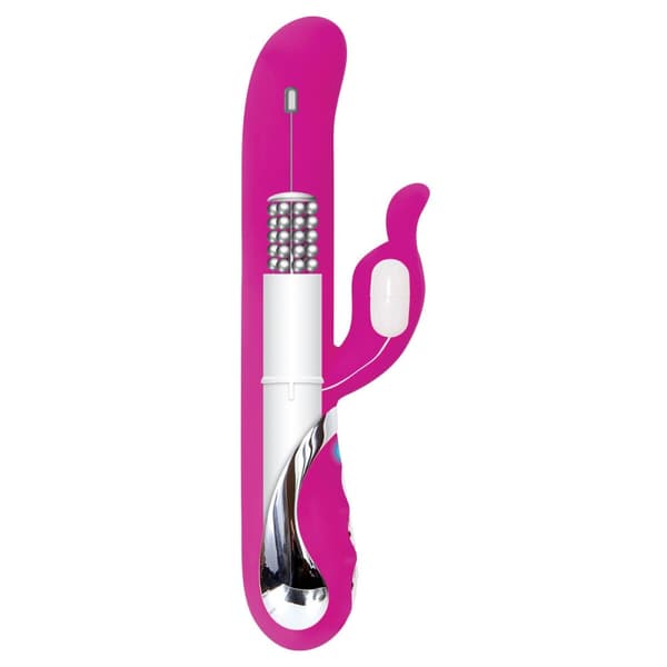 G-pistevibraattori Evolved Rabbit Pinkki