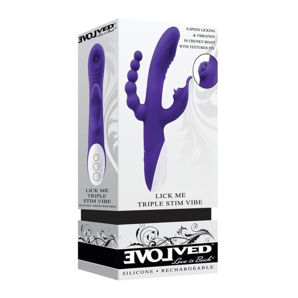G-pistevibraattori Evolved Stim Vibe Purppura