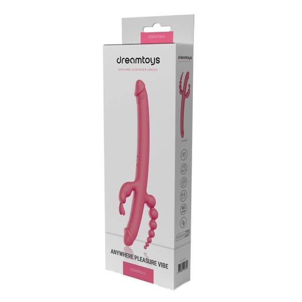 Kaksoispenetraatiokuristin Dream Toys Essentials Pinkki