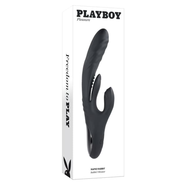 G-pistevibraattori Playboy Rabbit Musta