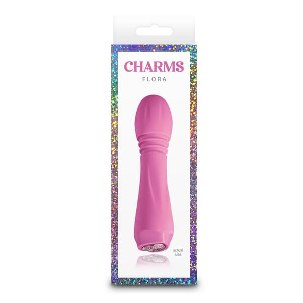 Minivibraattori NS Novelties Charms Flora Sininen Pinkki