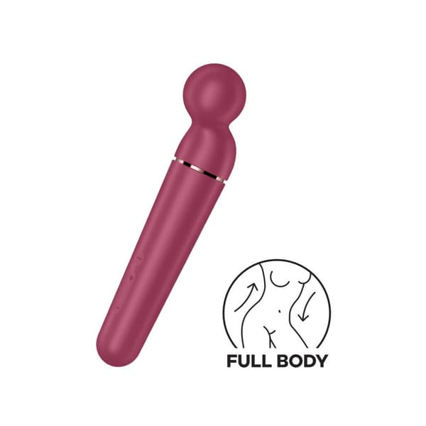 Hierontalaite Satisfyer Planet Wand-er Punainen