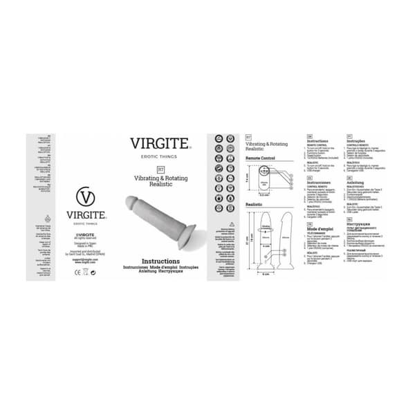 Realistisk vibrator Virgite