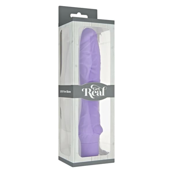 Realistisk vibrator Get Real by Toyjoy Purpur