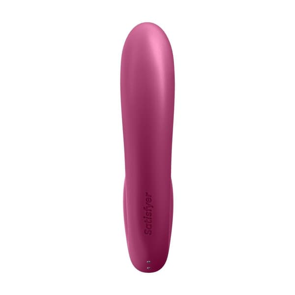 Dual Stimulation Vibe- vibraattori Supernova Insertable Satisfyer Sunray Punainen Fuksia