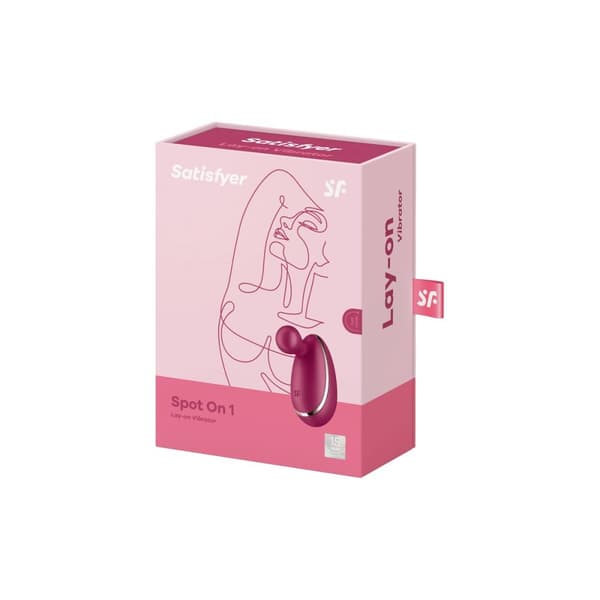 Hierontalaite Satisfyer Spot on 1 Punainen