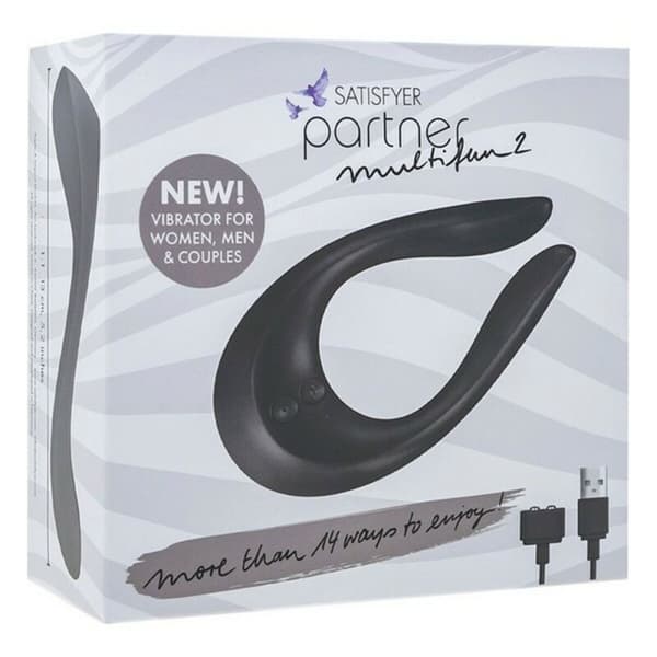 Parihierontalaite Satisfyer Partner Musta