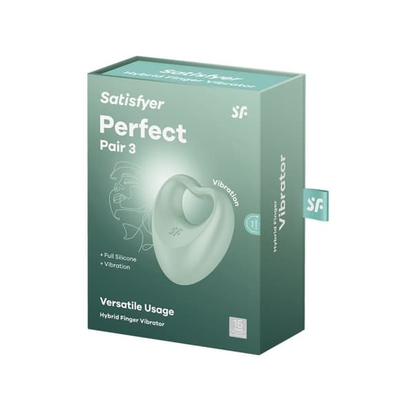 Penisrenkaat Satisfyer Perfect Pair 3 Vihreä