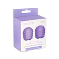 Pikkukuva 1 / 11: Aallotettu painotettu silikonilisäosa Petite Silicone Texture Covers Le Wand Petite