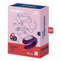 Pikkukuva 4 / 4: Dual Stimulation Vibe- vibraattori Satisfyer Double Joy Purppura
