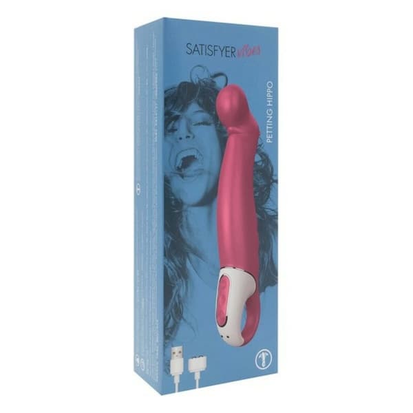 G-pistevibraattori Satisfyer Vibes Petting Hippo Punainen