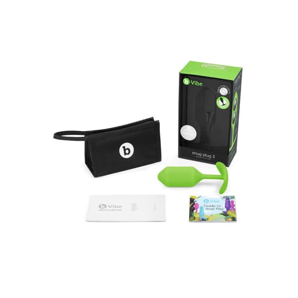 Anustappi B-Vibe 3 Vihreä Lime väri