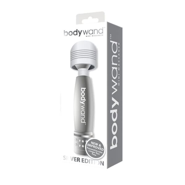Minivibraattori Bodywand Mini Wands Hopeinen