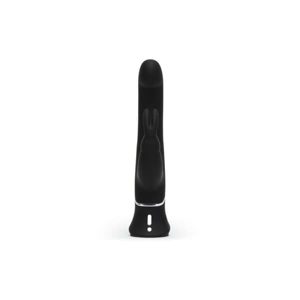 Dobbelt Kanin Fornøjelser Vibe Happy Rabbit Sort