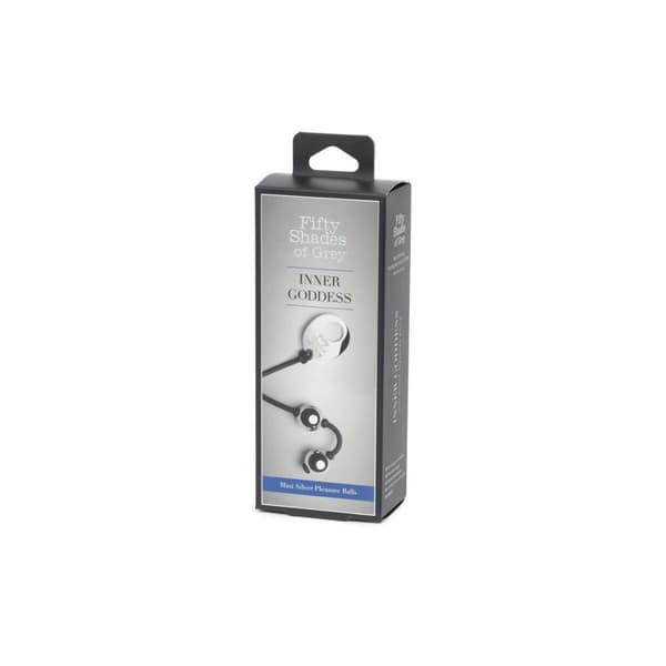Orgasmipallot Fifty Shades of Grey Goddess Mini Musta Hopeinen