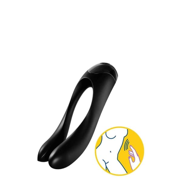 Parihierontalaite Satisfyer Candy Cane Musta