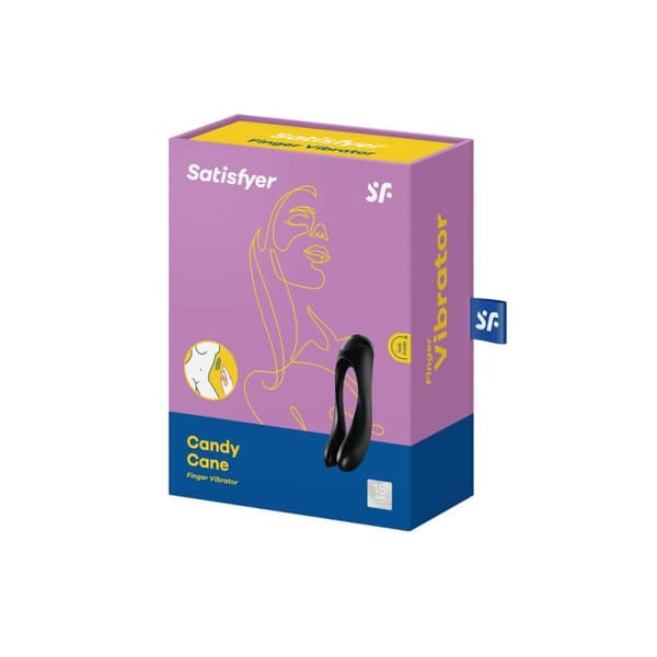 Parihierontalaite Satisfyer Candy Cane Musta