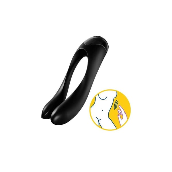 Parihierontalaite Satisfyer Candy Cane Musta