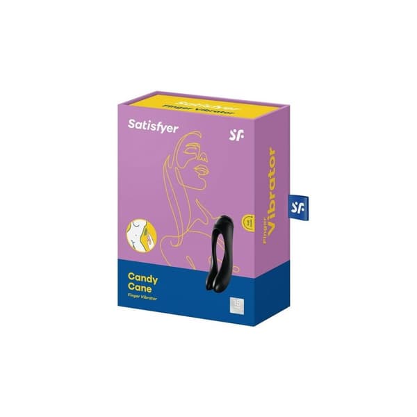 Parihierontalaite Satisfyer Candy Cane Musta