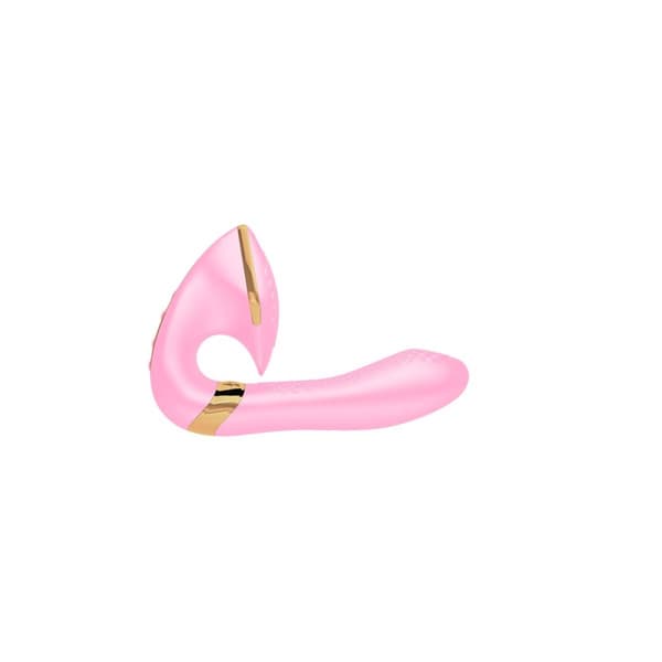 Dubbelvibrator Dual Stimulation Vibe Shunga Soyo Ljusrosa