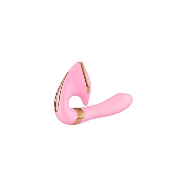 Dubbelvibrator Dual Stimulation Vibe Shunga Soyo Ljusrosa