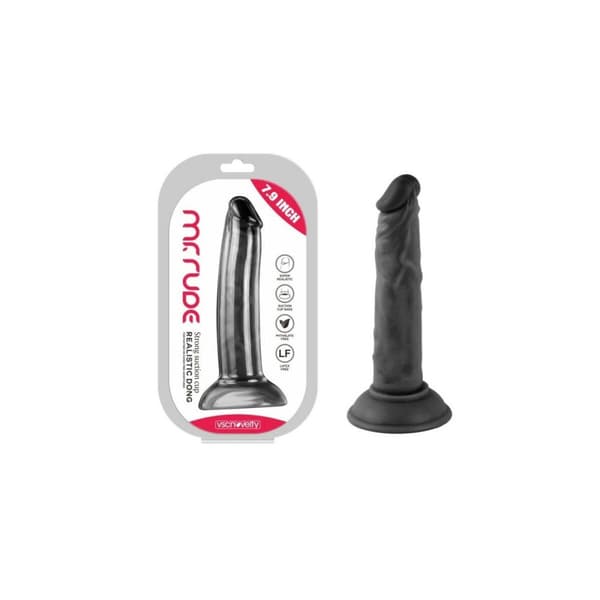 Realistisk dildo VSCNOVELTY Svart 20 cm