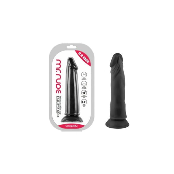Realistisk dildo VSCNOVELTY Svart 22,6 cm