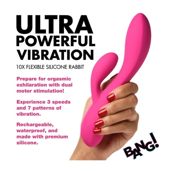 Dubbelvibrator Dual Stimulation Vibe XR Rosa Silikon