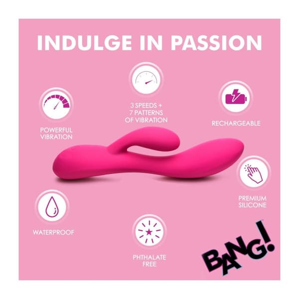 Dubbelvibrator Dual Stimulation Vibe XR Rosa Silikon