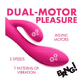 Miniatyrbild 6 av 11: Dubbelvibrator Dual Stimulation Vibe XR Rosa Silikon