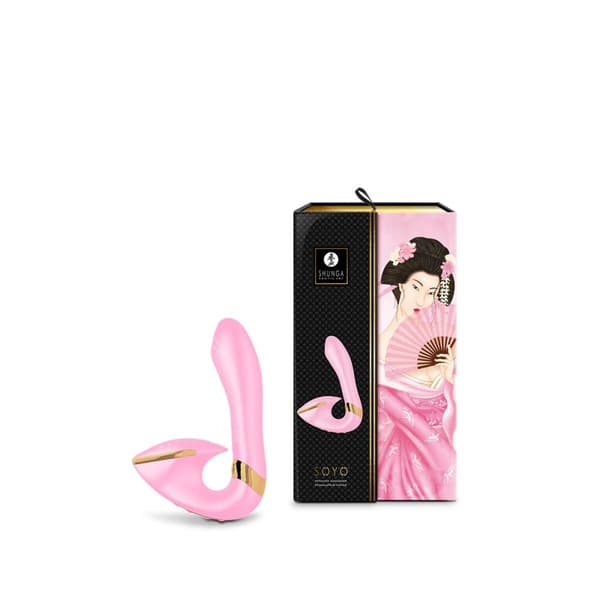 Dual Stimulation Vibe Shunga Soyo Lyserød