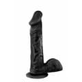 Miniatyrbillede 1 af 4: Dildo Real Body Sort 18 cm