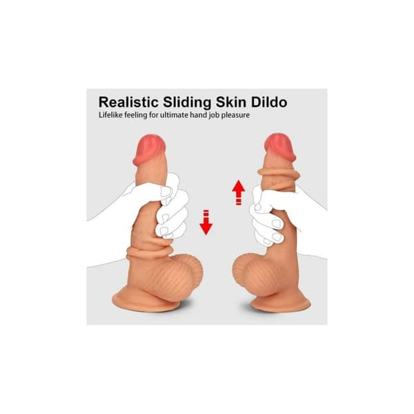 Realistisk Dildo VSCNOVELTY TPE 17,8 cm