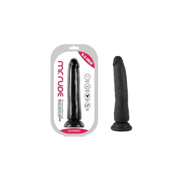 Realistinen dildo VSCNOVELTY Musta 21,6 cm