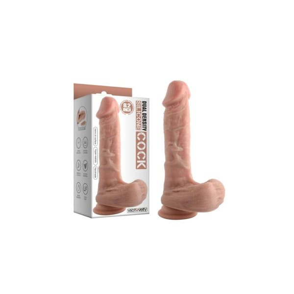 Realistinen dildo VSCNOVELTY Silikoni 20,8 cm