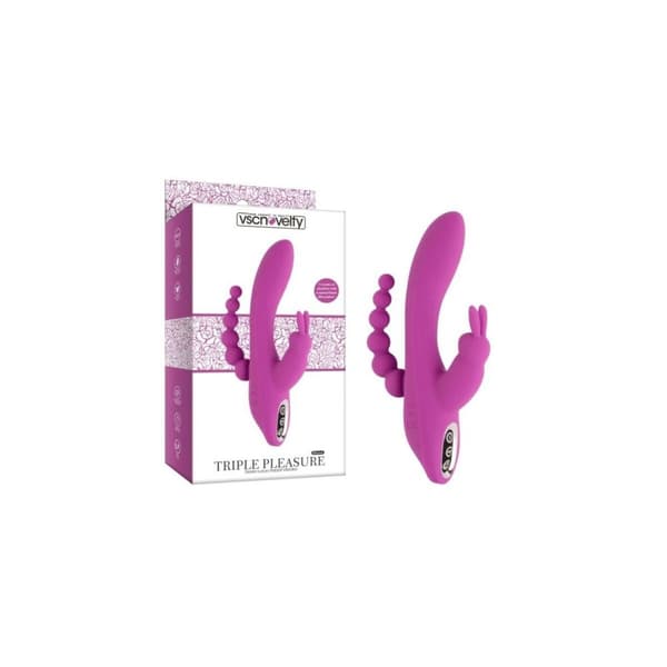 Dual Stimulation Vibe- vibraattori VSCNOVELTY Purppura