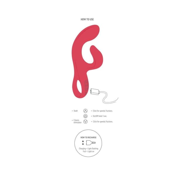 Dubbelvibrator Dual Stimulation Vibe Toy Joy