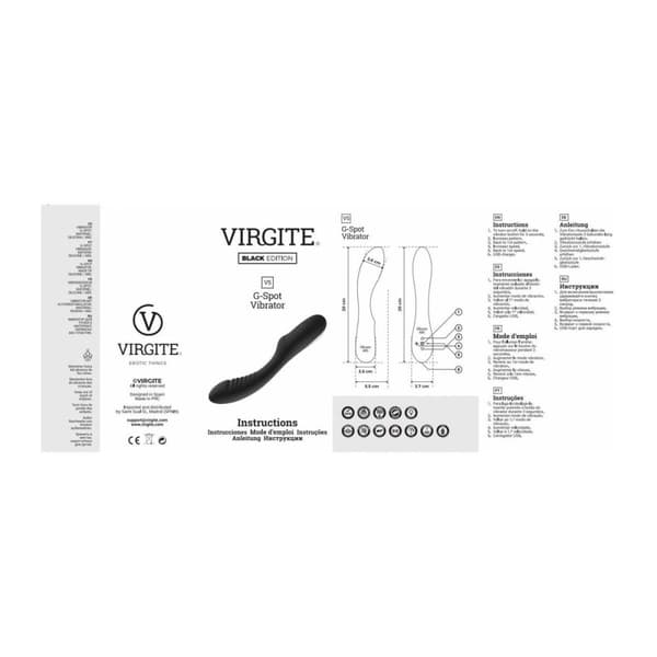 G-spotvibrator Virgite Svart