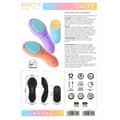 Miniatyrbild 9 av 11: Massageapparat för par Party Color Toys Lila