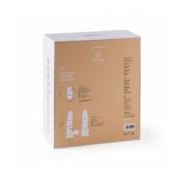 Realistisk Vibrator Virgite 16 cm