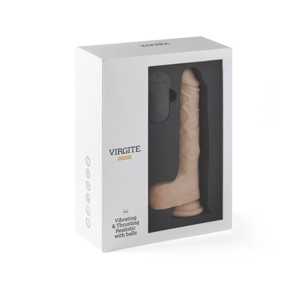 Realistinen vibraattori Virgite 20 cm
